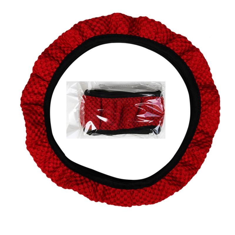 Universal Car Steering Wheel Cover Leather Car steering sleeve Car Accessories Auto Steering-Weel covers Auto Upholstery