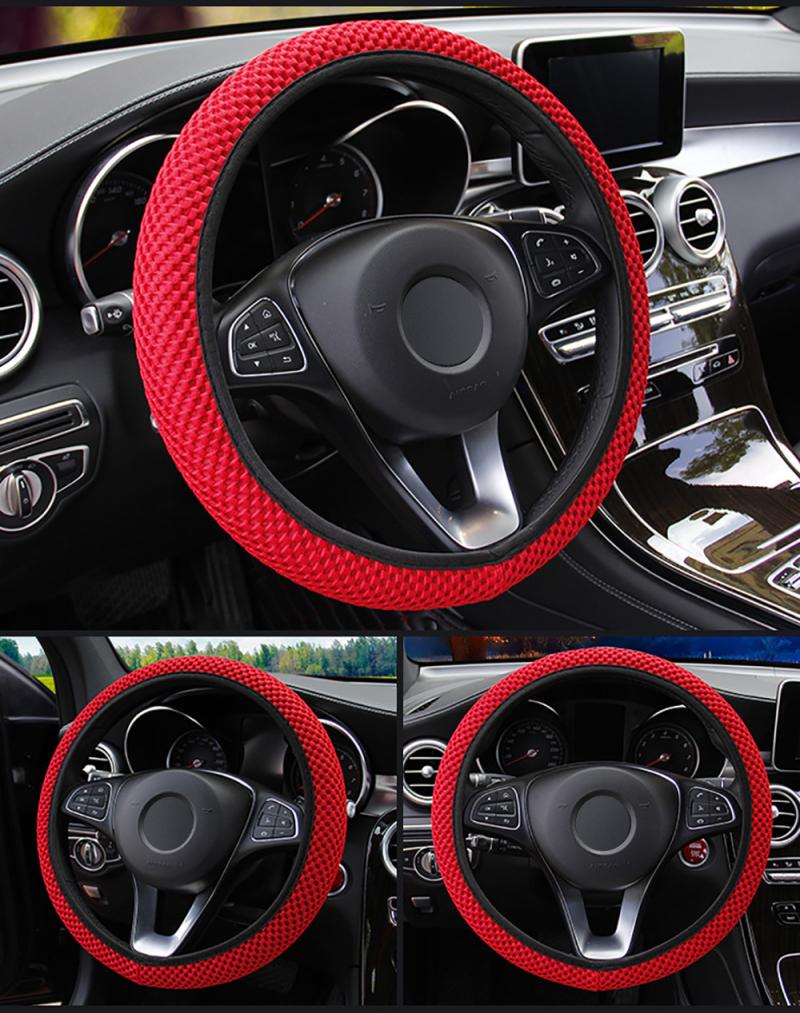 Universal Car Steering Wheel Cover Leather Car steering sleeve Car Accessories Auto Steering-Weel covers Auto Upholstery