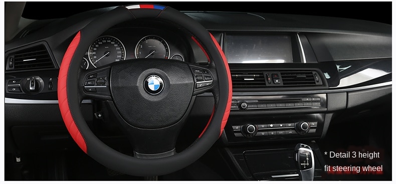 Universal Car Steering Wheel Cover Leather Car steering sleeve Car Accessories Auto Steering-Weel covers Auto Upholstery