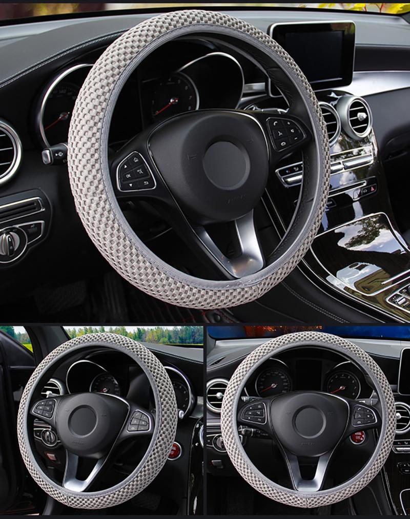 Universal Car Steering Wheel Cover Leather Car steering sleeve Car Accessories Auto Steering-Weel covers Auto Upholstery