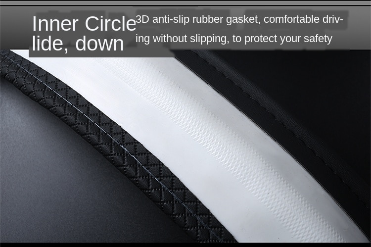 Universal Car Steering Wheel Cover Leather Car steering sleeve Car Accessories Auto Steering-Weel covers Auto Upholstery