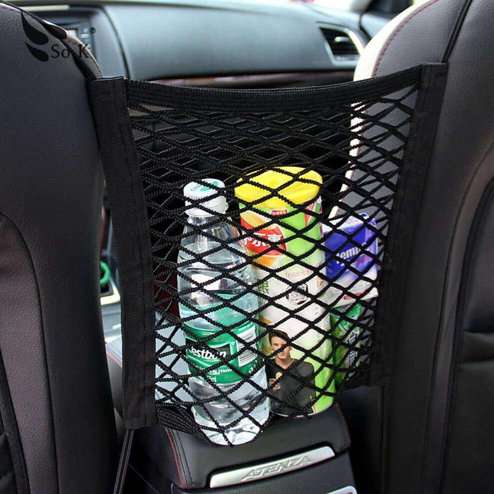 Universal Car Organizer Net Mesh Trunk Goods Storage Seat Back Stowing Tidying mesh in Trunk Bag Network Interior Accessories Universal Car Organizer Net Mesh Trunk Goods Storage Seat Back Stowing Tidying mesh in Trunk Bag Network Interior Accessories
