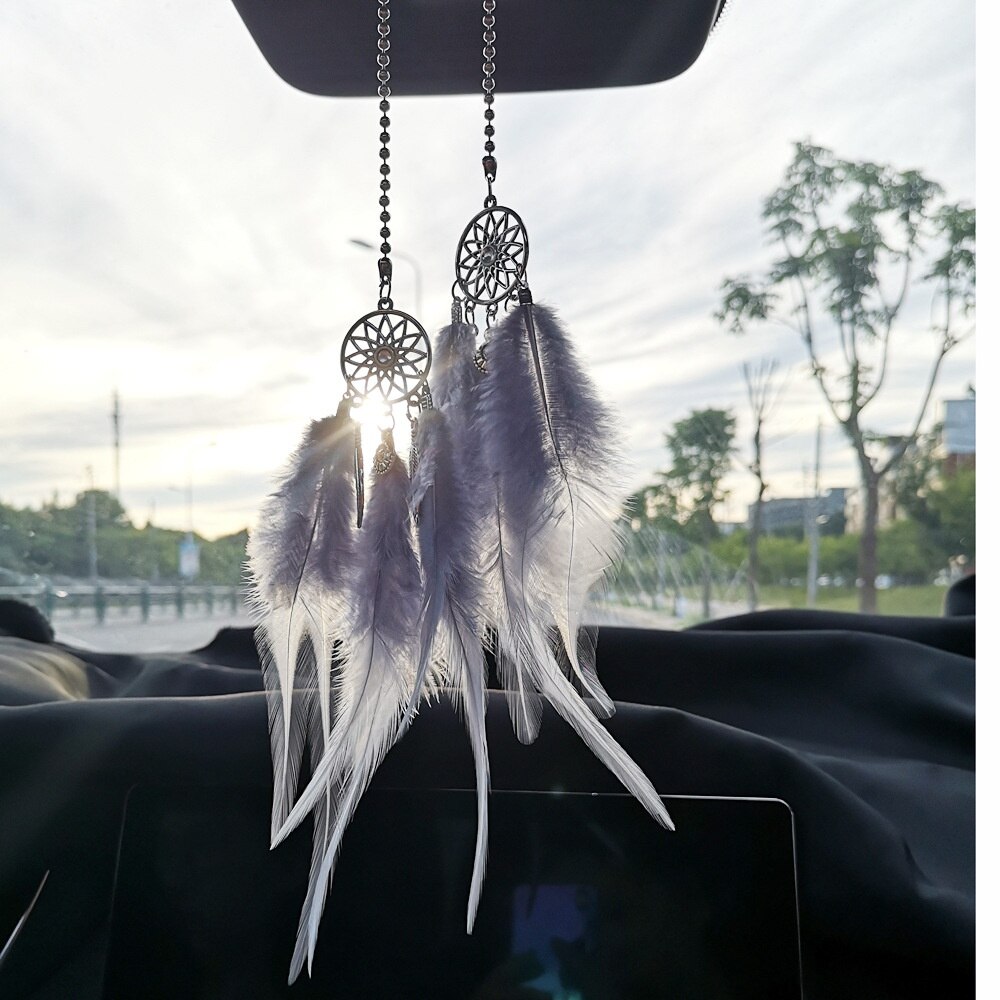 Mini Dream Catcher Car Pendant