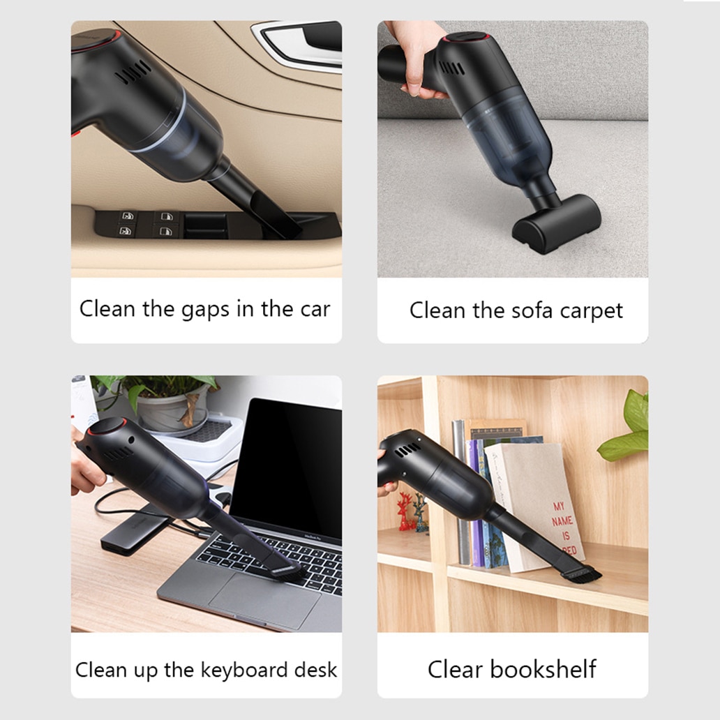 8000Pa Wireless Car Vacuum Cleaner Cordless Handheld Auto Vacuum Home & Car Dual Use Mini Vacuum Cleaner With Built-in Battrery 8000Pa Wireless Car Vacuum Cleaner Cordless Handheld Auto Vacuum Home & Car Dual Use Mini Vacuum Cleaner With Built-in Battrery