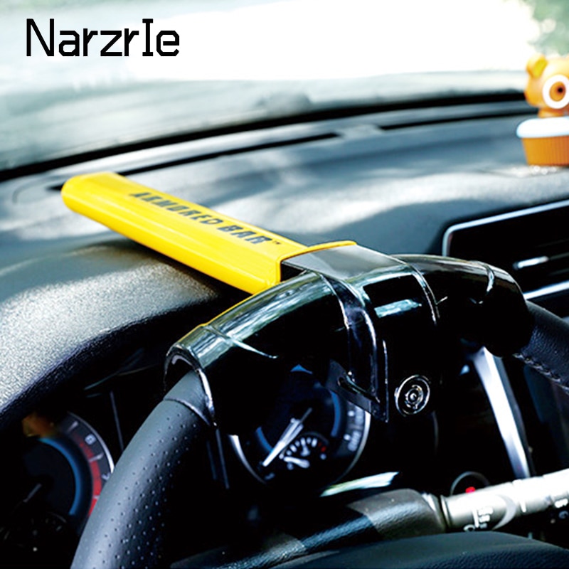 Car Steering Wheel Lock Universal Anti-theft Security Rotary Steering Wheel Lock Heavy Duty Stainless Lock Enhance Car Security Car Steering Wheel Lock Universal Anti-theft Security Rotary Steering Wheel Lock Heavy Duty Stainless Lock Enhance Car Security