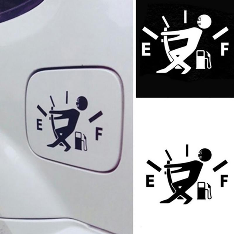1PC Funny Car Sticker Pull Fuel Tank Pointer Reflective Car Decal Sticker For Auto Motorcycle Accessories Sticker
