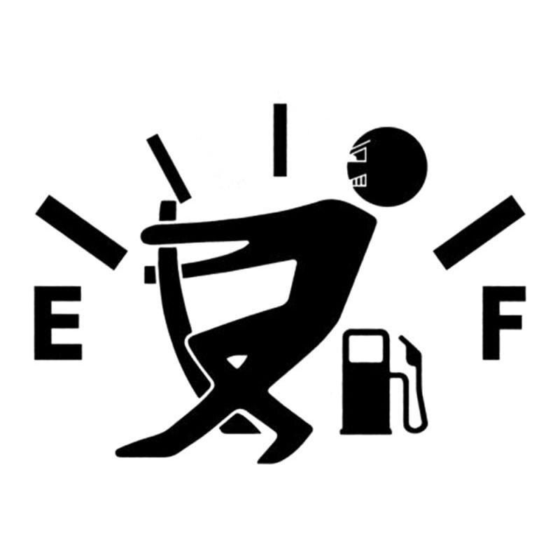 1PC Funny Car Sticker Pull Fuel Tank Pointer Reflective Car Decal Sticker For Auto Motorcycle Accessories Sticker