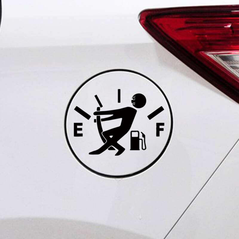 1PC Funny Car Sticker Pull Fuel Tank Pointer Reflective Car Decal Sticker For Auto Motorcycle Accessories Sticker