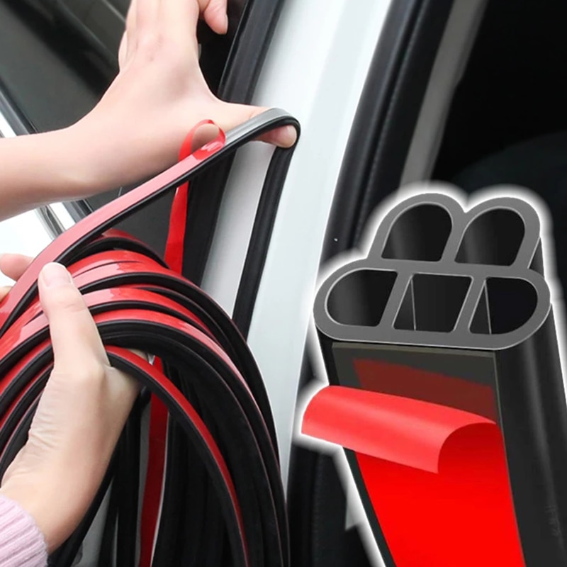 Car Door Rubber Seal Strip Auto Door Seals Accessory Double Layer Protector Car Seal Weatherstrip Auto Interior Accessories Car Door Rubber Seal Strip Auto Door Seals Accessory Double Layer Protector Car Seal Weatherstrip Auto Interior Accessories
