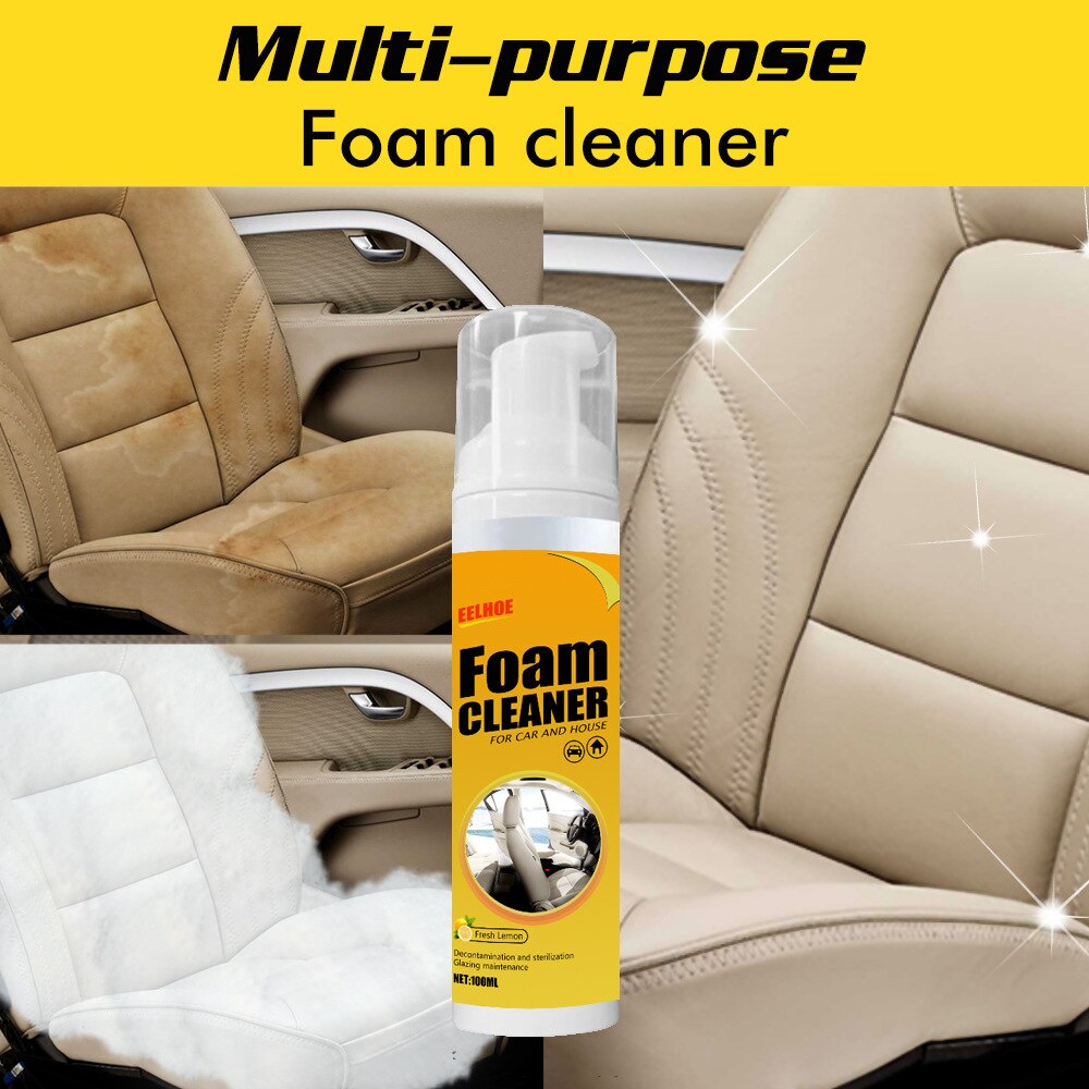 100ml Multi-purpose Foam Cleaner Anti-aging Cleaning Automoive Car Interior Home Cleaning Foam Cleaner Home Cleaning Foam Spray