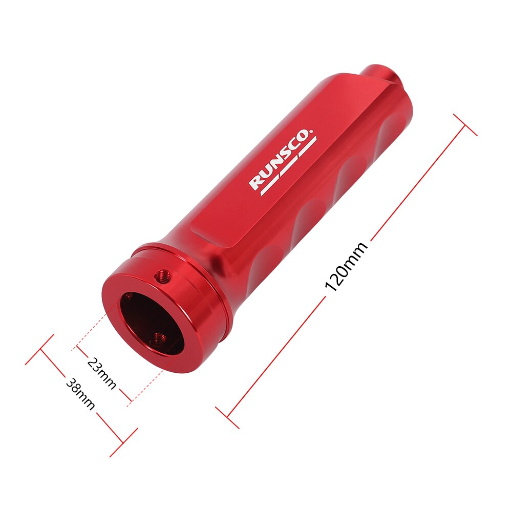 Cubierta de manija de freno de mano de coche, decoraci&oacute;n antideslizante, Protector de freno de mano, cubierta de aluminio